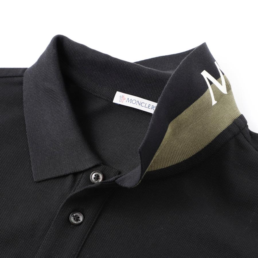 MONCLER（モンクレール） ポロシャツ MAGLIA POLO MANICA C ブラック