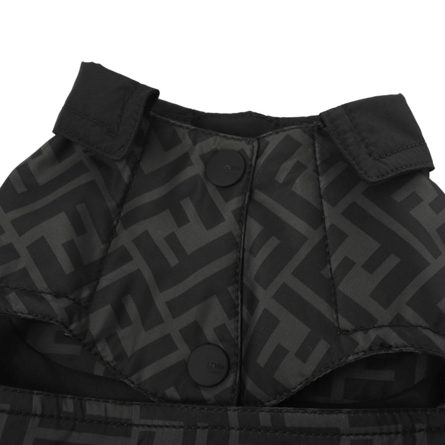 フェンディ FENDI 犬用コート ドッグレインコート グレー 8ac015-aaft2