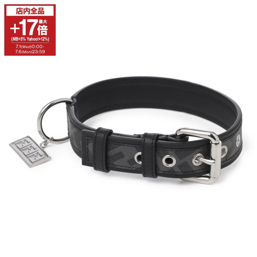 【新品】　FENDI 犬　首輪 フェンディ FENDI 犬用首輪 ドッグカラー ブラック 8ac016-a8v3-f0gxn