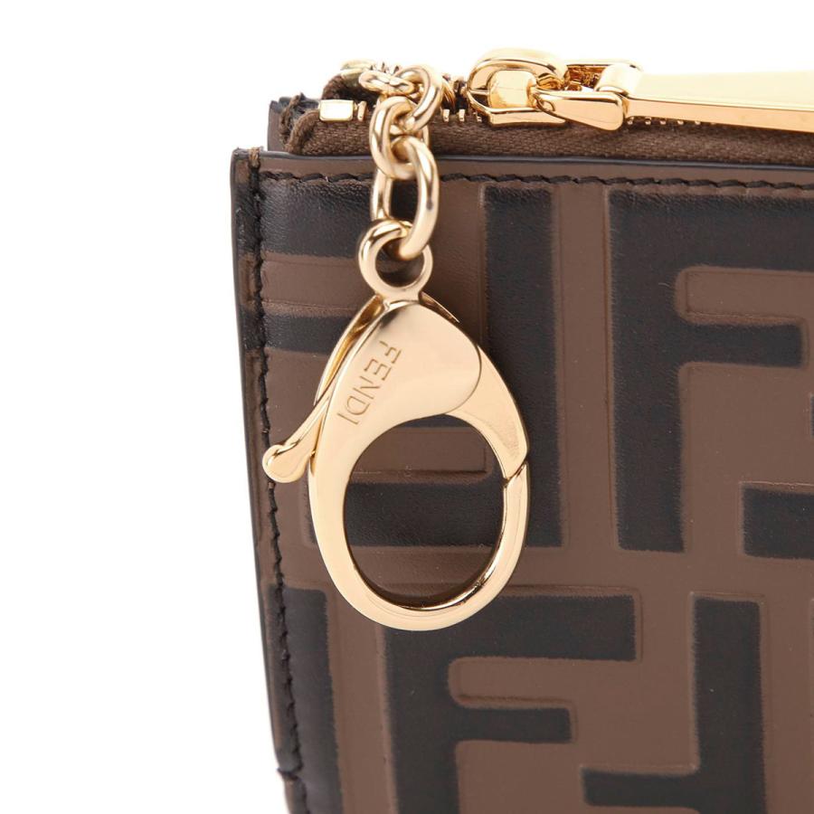 FENDI（フェンディ） キーケース ブラウン レディース 8ap161-aafm