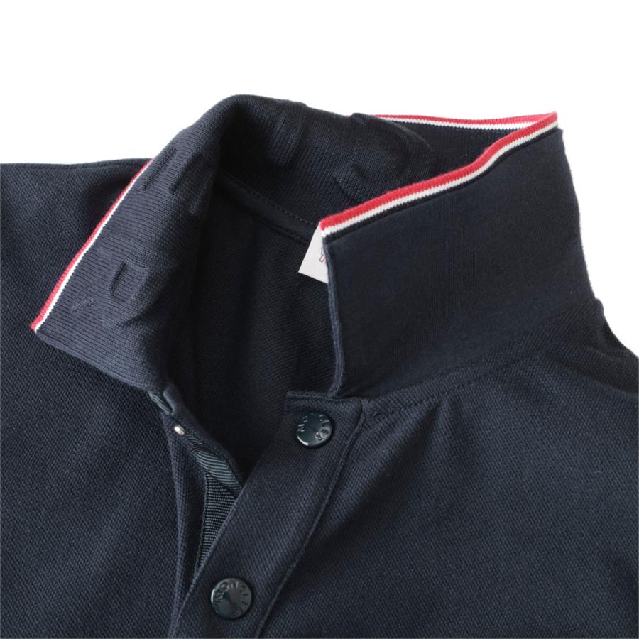 モンクレール MONCLER 長袖ポロシャツ ブルー 8b00001-8496w-778