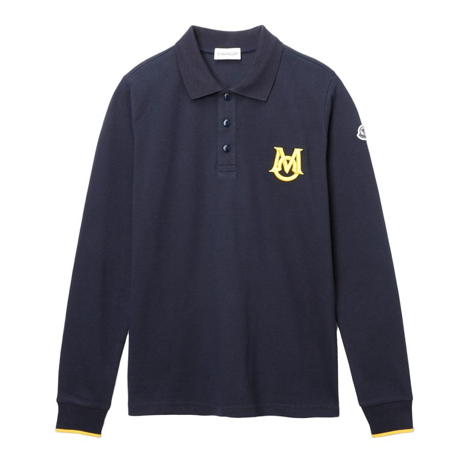 モンクレール MONCLER 長袖ポロシャツ ブルー レディース 8b00005 
