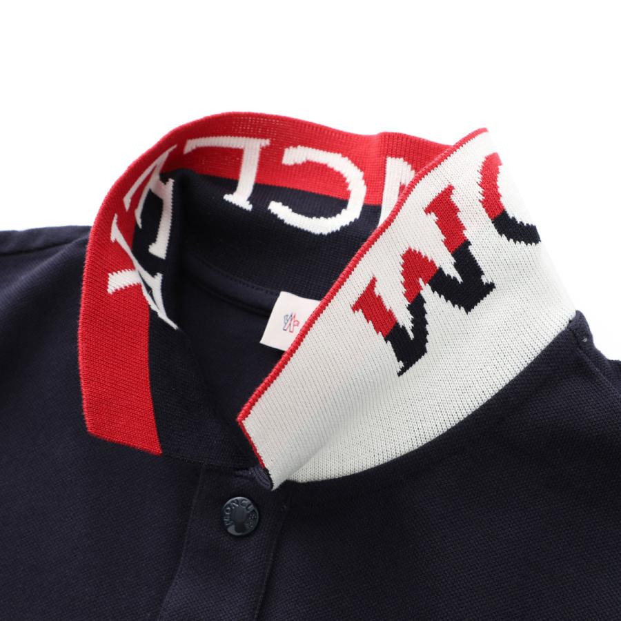 モンクレールMONCLER長袖ポロシャツ シャツ トリコロールカラー ボタン モンクレールMONCLER長袖ポロシャツ シャツ トリコロールカラー