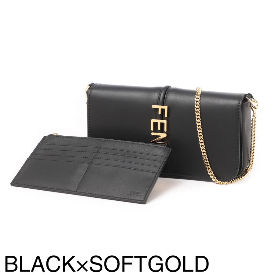 FENDI フェンディ 長財布 小銭入れ チェーン付き GRAPHY