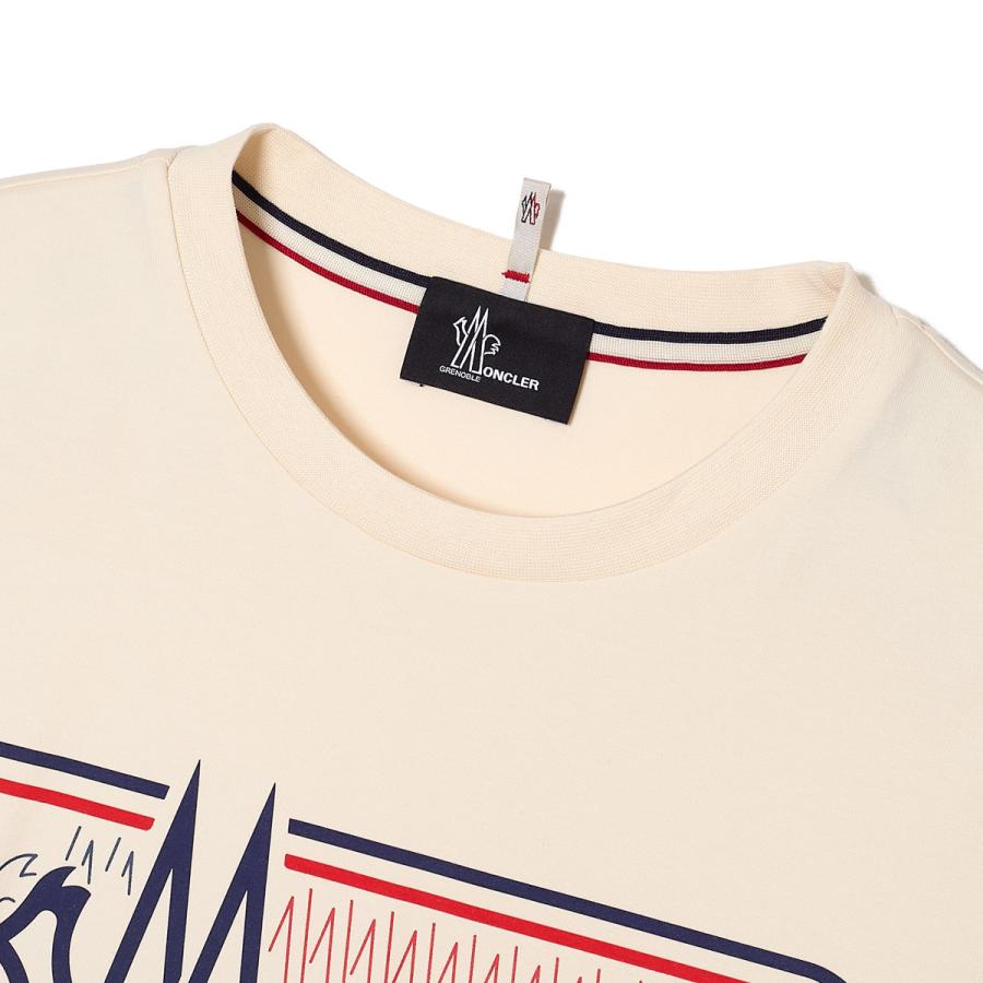 モンクレール グルノーブル MONCLER GRENOBLE クルーネックTシャツ ベージュ メンズ 8c00009-8790f-034の画像