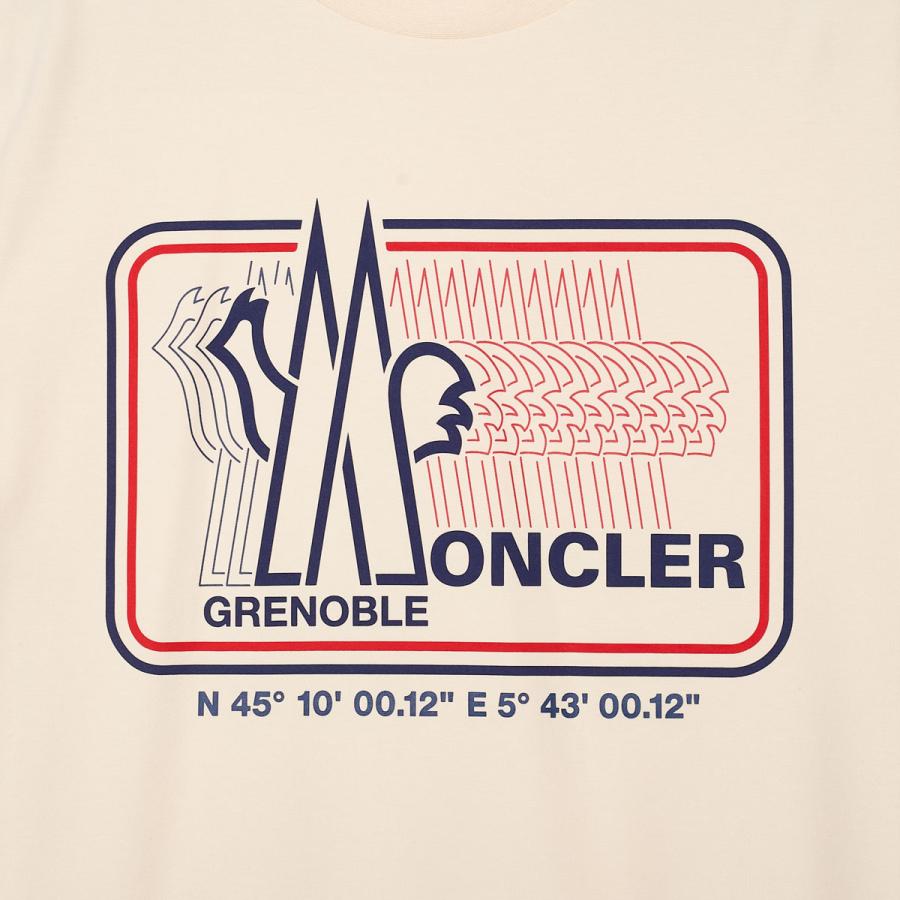 モンクレール グルノーブル MONCLER GRENOBLE クルーネックTシャツ ベージュ メンズ 8c00009-8790f-034の画像