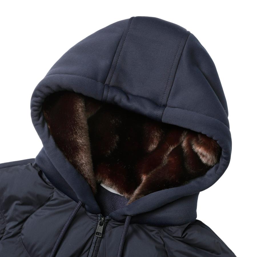 MONCLER モンクレール ジップアップ ダウン切り替え ナイロン ダウン