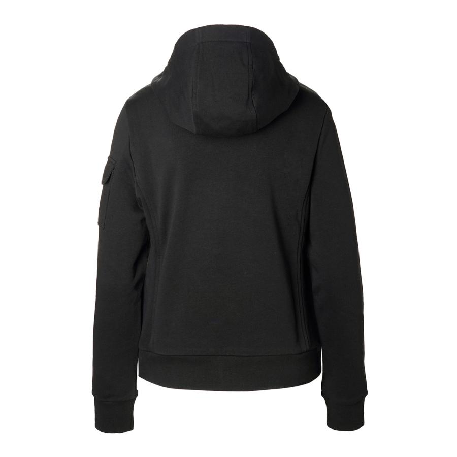 MONCLER（モンクレール） ダウン切り替え スウェットパーカ ブラック