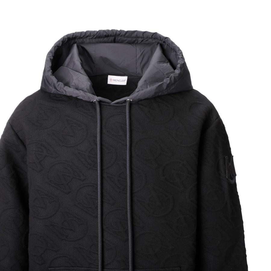 モンクレール MONCLER パーカ フーディ ブラック メンズ 8g00040-899q8-999｜mb-y｜03