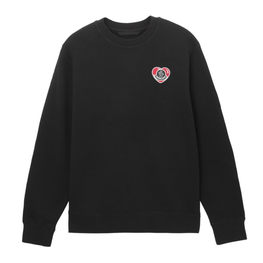 MONCLER ブラック スウェット トレーナー モンクレール メンズ スウェット トレーナー MONCLER ブランド
