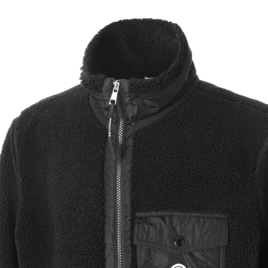 MONCLER（モンクレール） ジップアップ フリース ブラック メンズ