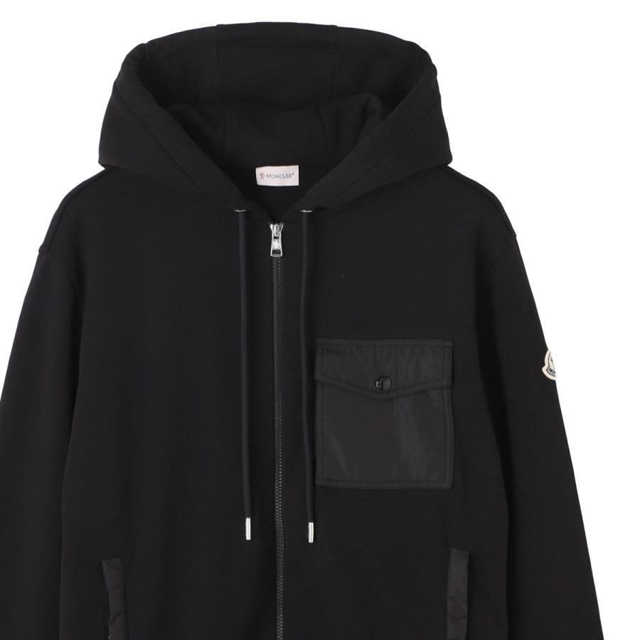 MONCLER（モンクレール） ジップアップパーカ ブラック メンズ 8g00072 