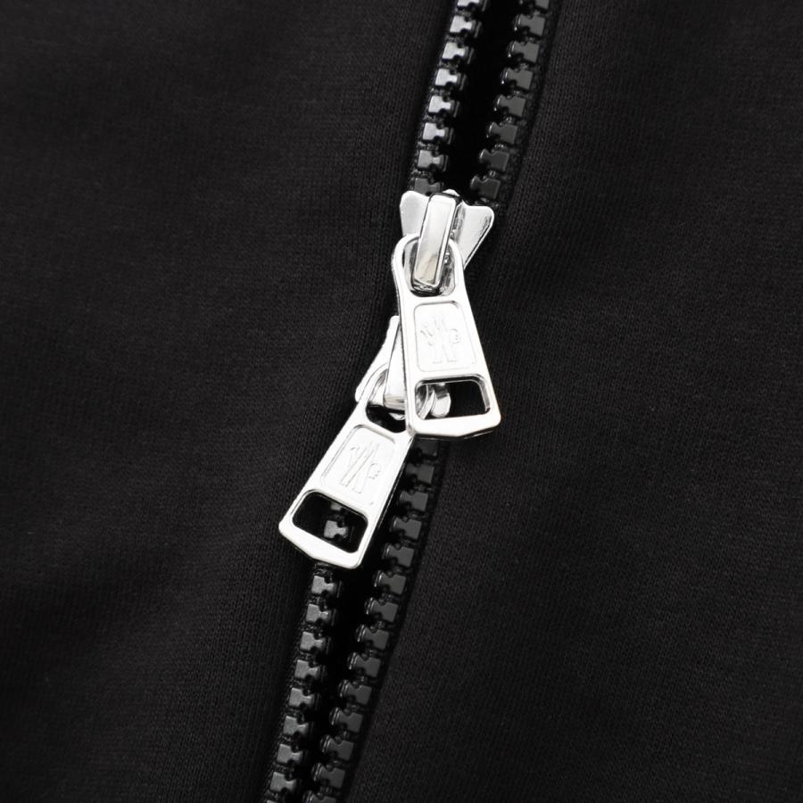 MONCLER（モンクレール） ジップアップパーカ ブラック メンズ 8g00072