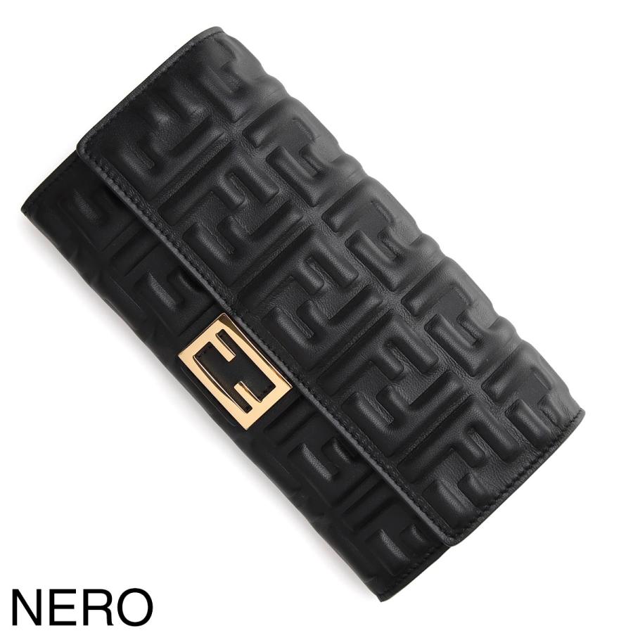 フェンディ F IS FENDI 8M0251 AAFM 財布 フェンディ FENDI 長財布 8M0251 カーキ ゴールド金具 カーフ