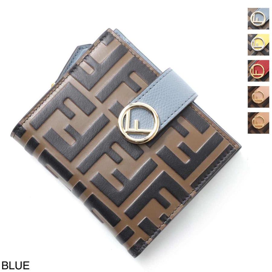 フェンディ 2つ折り財布 8M0386 レザー FENDI（フェンディ） 財布 二つ折り財布 ベージュ レザー 8M0386 FENDI