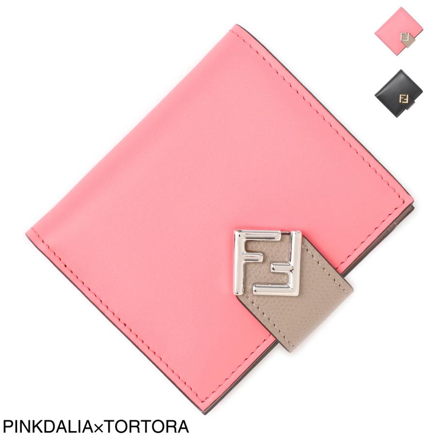 FENDI フェンディ 2つ折り財布 小銭入れ付き FF DIAMOND