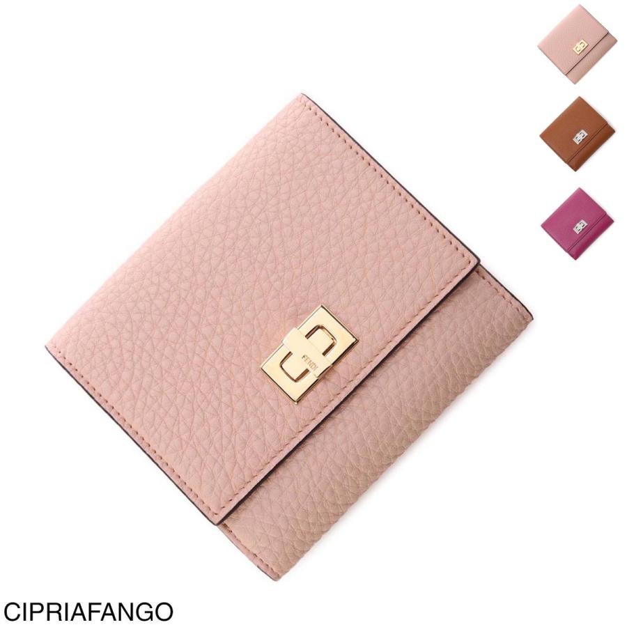 FENDI フェンディ 2つ折り財布 小銭入れ付き PEEKABOO