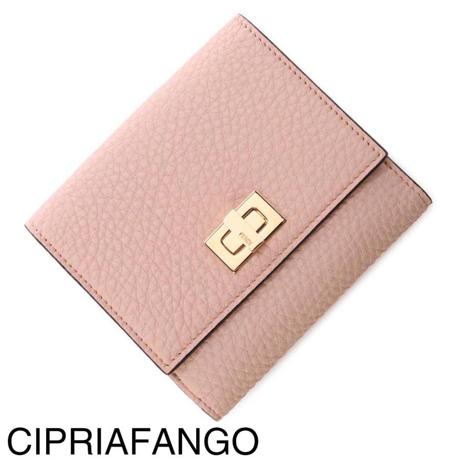 FENDI フェンディ 2つ折り財布 小銭入れ付き PEEKABOO