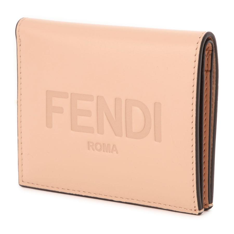フェンディ 8M0468 二折財布小銭入付き FENDI（フェンディ） FENDI 2つ折り財布 小銭入れ付き レディース