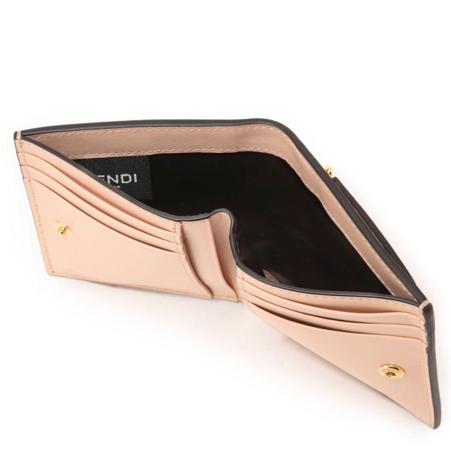 フェンディ 8M0468 二折財布小銭入付き FENDI（フェンディ） FENDI 2つ折り財布 小銭入れ付き レディース