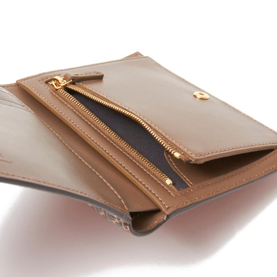 FENDI（フェンディ） FENDI 2つ折り財布 小銭入れ付き ブラウン