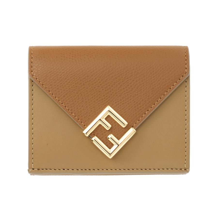 フェンディ FENDI 3つ折り財布 小銭入れ付き FF DIAMONDS WALLET レディース 8m0480-alv4-f1urwの画像