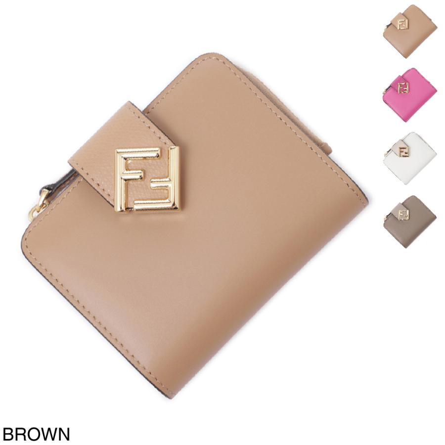 FENDI フェンディ 2つ折り財布 小銭入れ付き FF DIAMOND