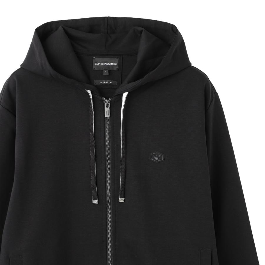 EMPORIO ARMANI エンポリオアルマーニ ジップアップパーカ ブラック 