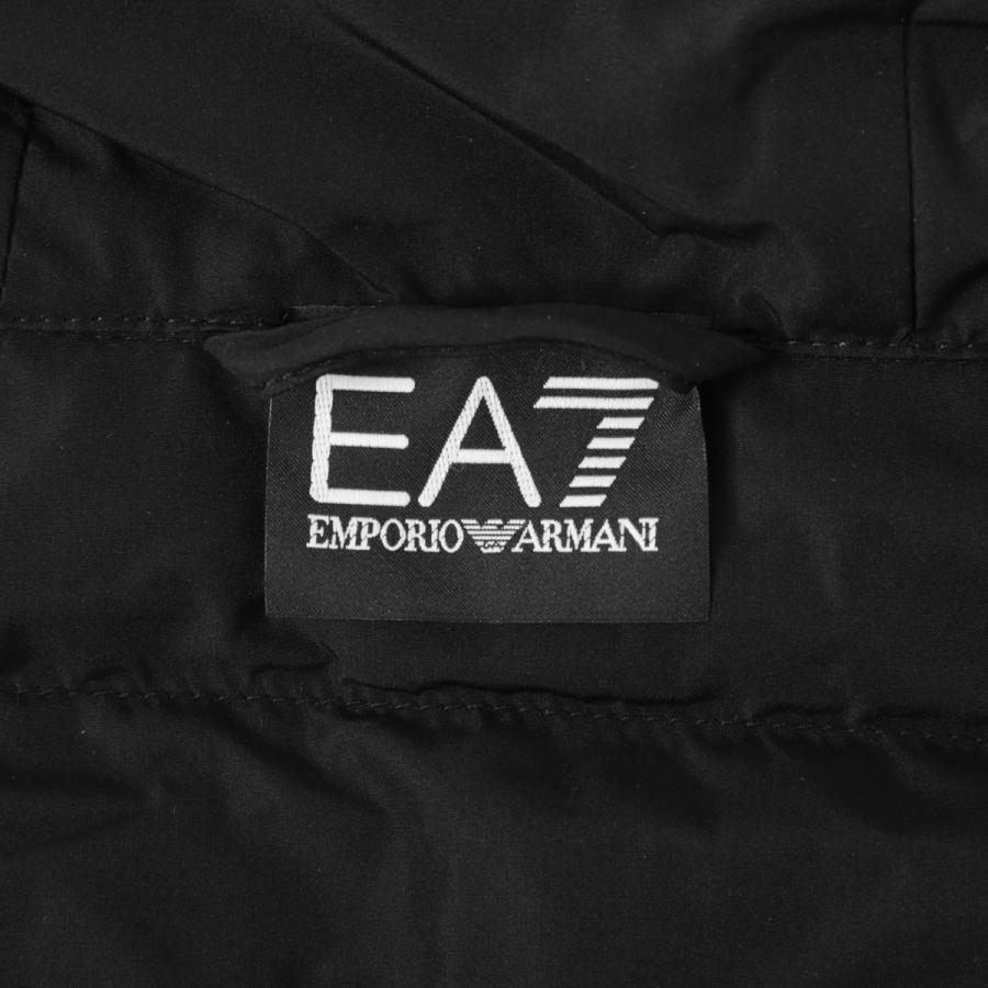 EA7 エンポリオ アルマーニ パーカー ダウンジャケット ブラック M EA7 EMPORIO ARMANI エアセッテ エンポリオアルマーニ ライト