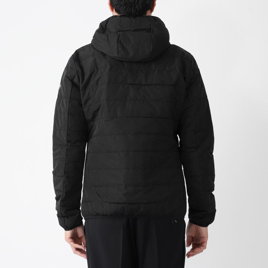 EA7 Emporio Armani アルマーニブラックダウンジャケット EA7エンポリオ アルマーニ ライトダウンジャケット ブラック