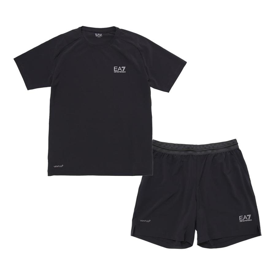 限定数のみ！ セットアップ EA7 8NPV01 半袖Tシャツ ハーフパンツ