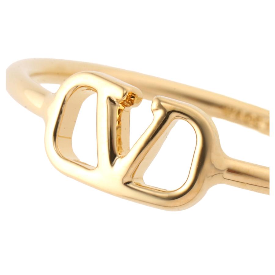 ヴァレンティノガラヴァーニ VALENTINO GARAVANI リング VLOGO SIGNATURE METAL RING Vロゴ シグネチャー メタルリング 指輪 ゴールド レディースの画像