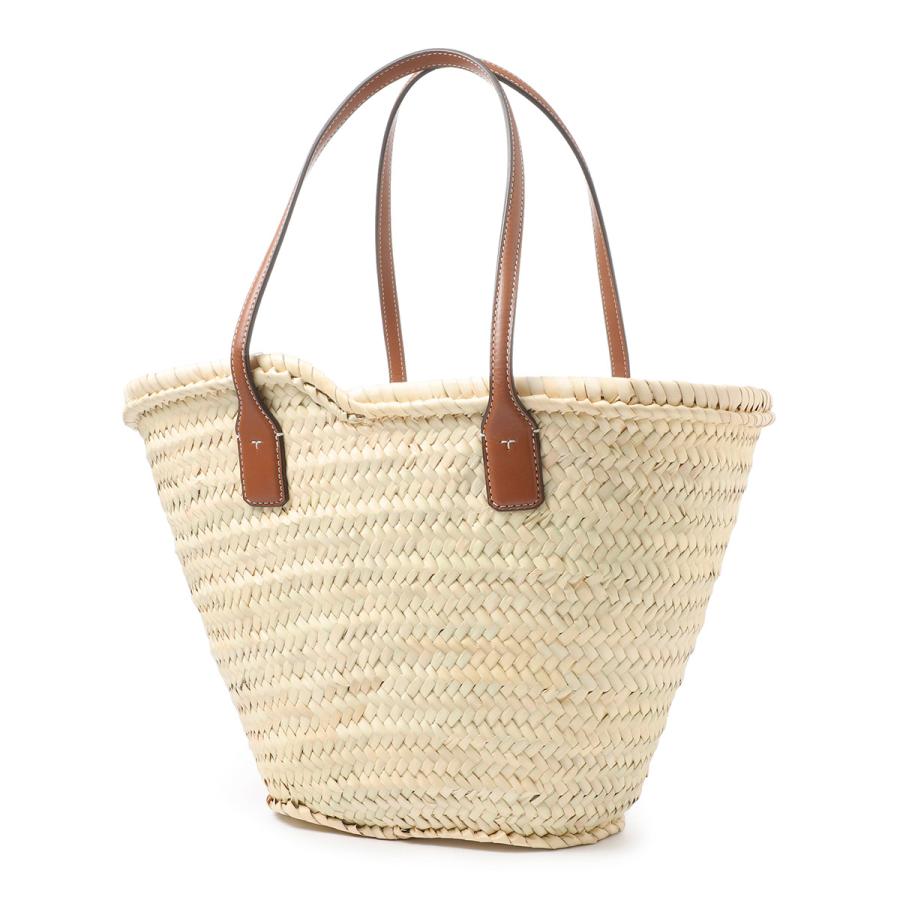 希少】TORY BURCH エラ スタッズ トートバッグ ベージュ ナイロン