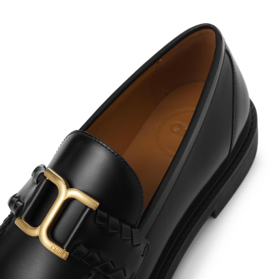 Chloe（クロエ） ローファー MARCIE ブラック レディース chc23a911ey