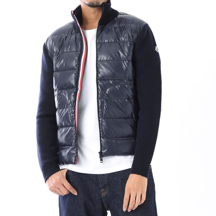 モンクレール MONCLER ニットコンビ ダウンジャケット ブルー メンズ 9416600-9699z-742 : 9416600-9699z :  モダンブルーYahoo!店 - 通販 - Yahoo!ショッピング