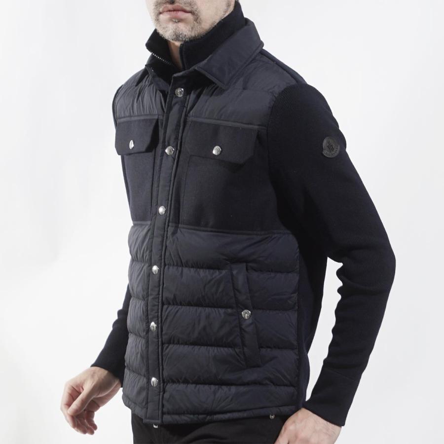 モンクレール Moncler ニットコンビ ダウンジャケット ブルー メンズ 9416700 969a3 742 9416700 969a3 モダン ブルーyahoo 店 通販 Yahoo ショッピング
