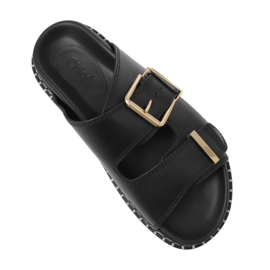 お値下げ☆美品Chloeスパンコール  ミュール37  黒 24cmクロエ Amazon | [クロエ] サンダル ウッディ フラットミュール