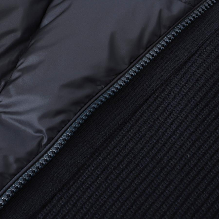 MONCLER（モンクレール） ダウン切り替え ジップアップ カーディガン