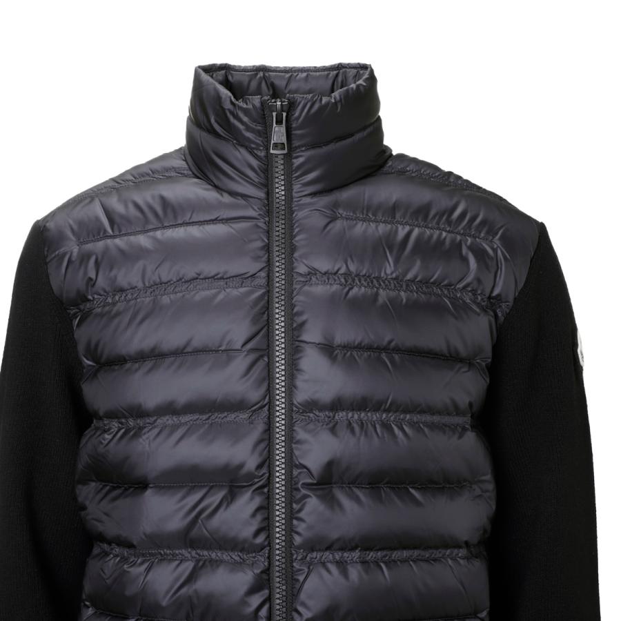 モンクレール MONCLER ダウン切り替え ジップアップ カーディガン メンズ 9b00006-m1122-999｜mb-y｜03