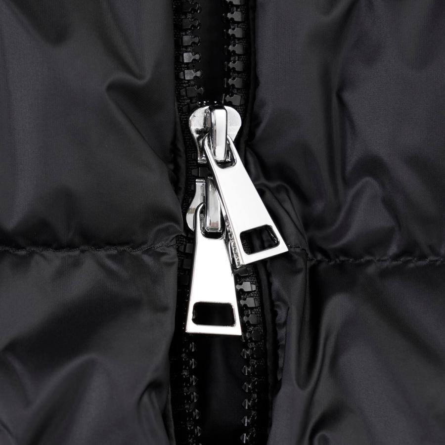 MONCLER（モンクレール） ダウン切り替え ジップカーディガン ブラック