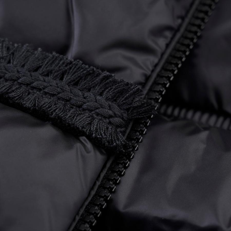 MONCLER（モンクレール） ダウン切り替え ジップカーディガン ブラック