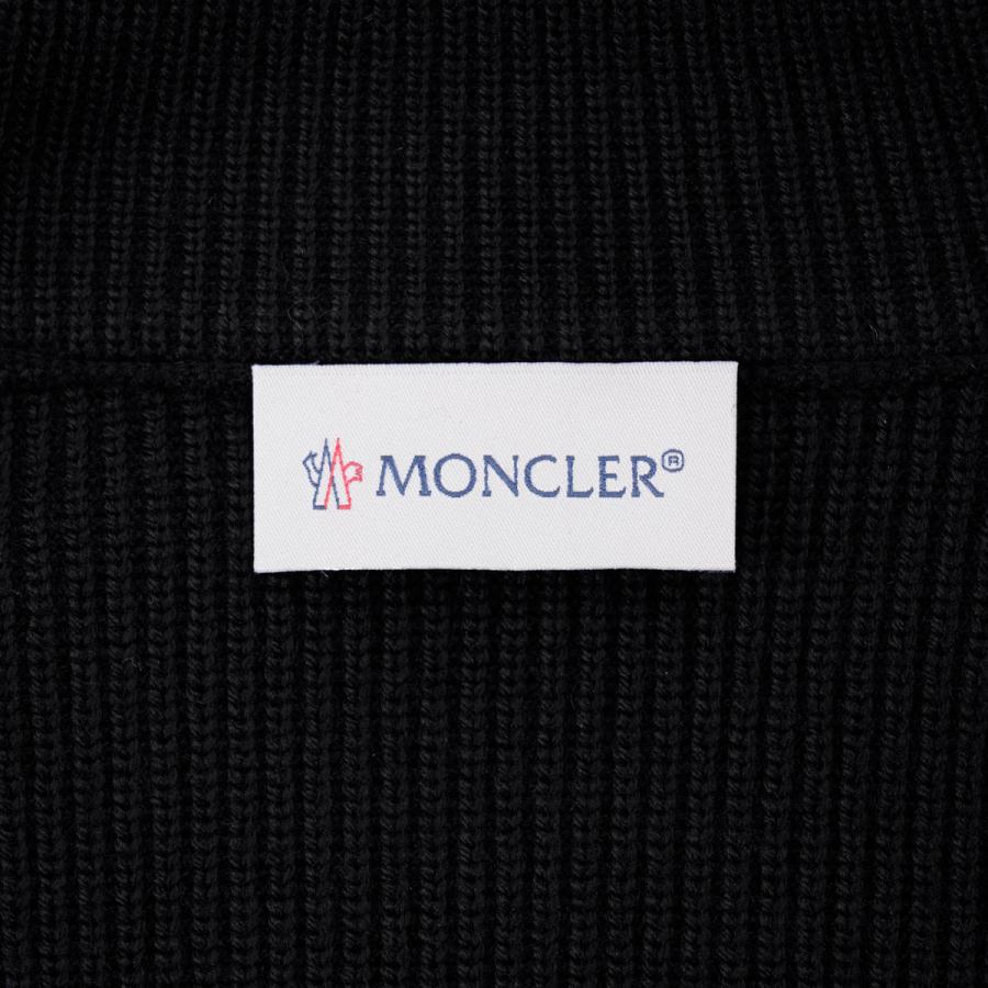 モンクレール MONCLER ダウン切り替え ニットブルゾン ブラック レディース 9b00008-m1131-999 :9b00008