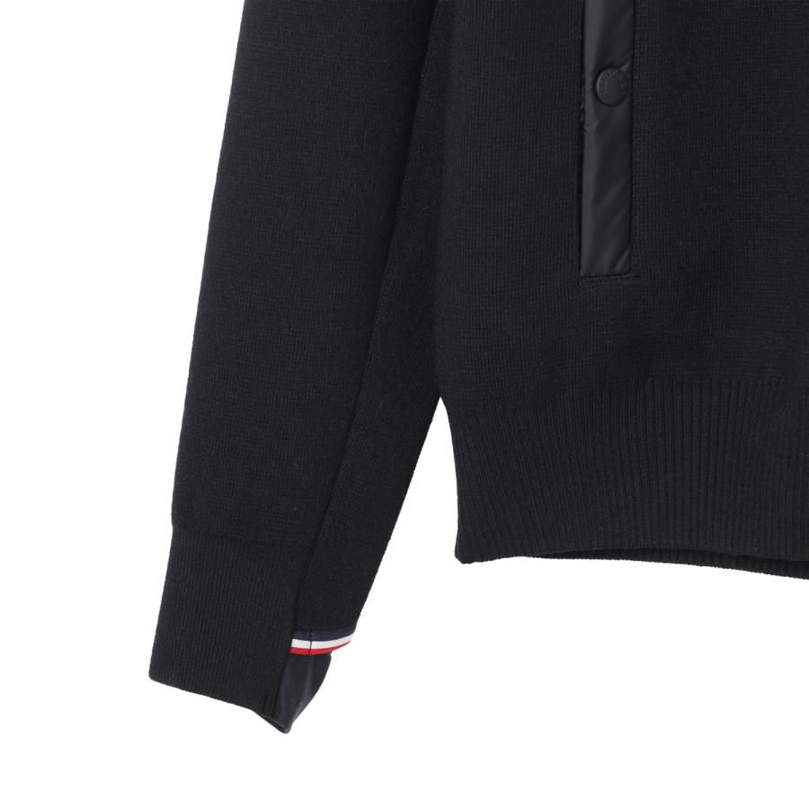 モンクレール グルノーブル MONCLER GRENOBLE ジップアップ カーディガン ブラック メンズ 9b00010-m1122-999の画像
