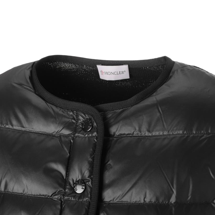 モンクレール MONCLER ダウン切り替え カーディガン ブラック レディース 9b00011-m1131-999｜mb-y｜04