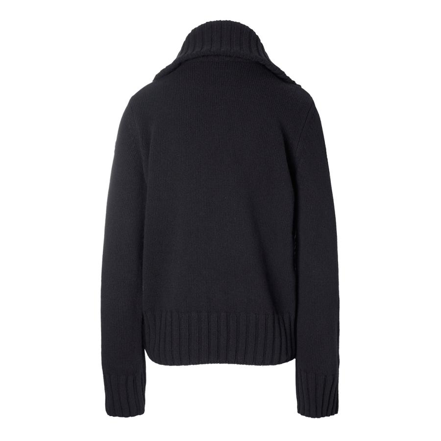 MONCLER（モンクレール） ダウン入りジップカーディガン ブラック