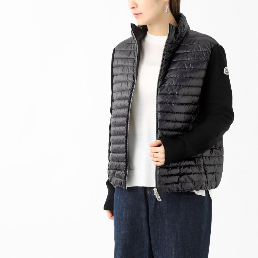 MONCLER モンクレール　ハイネック カーディガン　ダウンジャケット 関税負担なし☆MONCLER モンクレール ニットダウンカーディガン