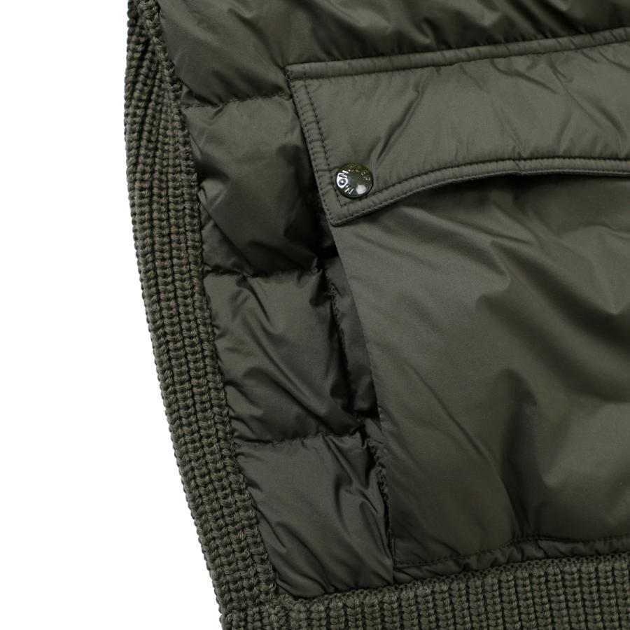 MONCLER（モンクレール） ダウン切り替え ジップアップ カーディガン