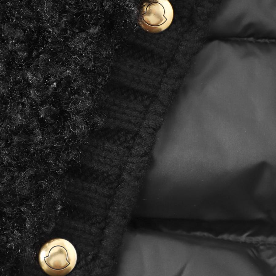 MONCLER（モンクレール） ダウン切り替え カーディガン ブラック