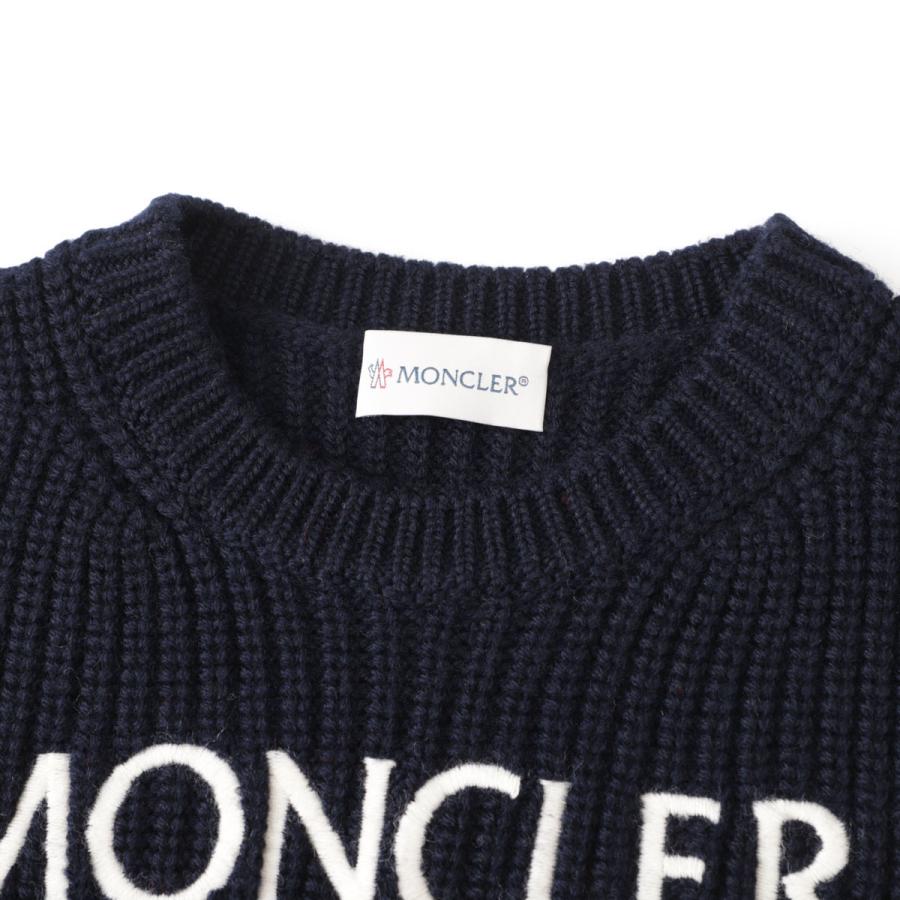 モンクレール MONCLER クルーネックニット ブルー 9c00006-m1131-f70