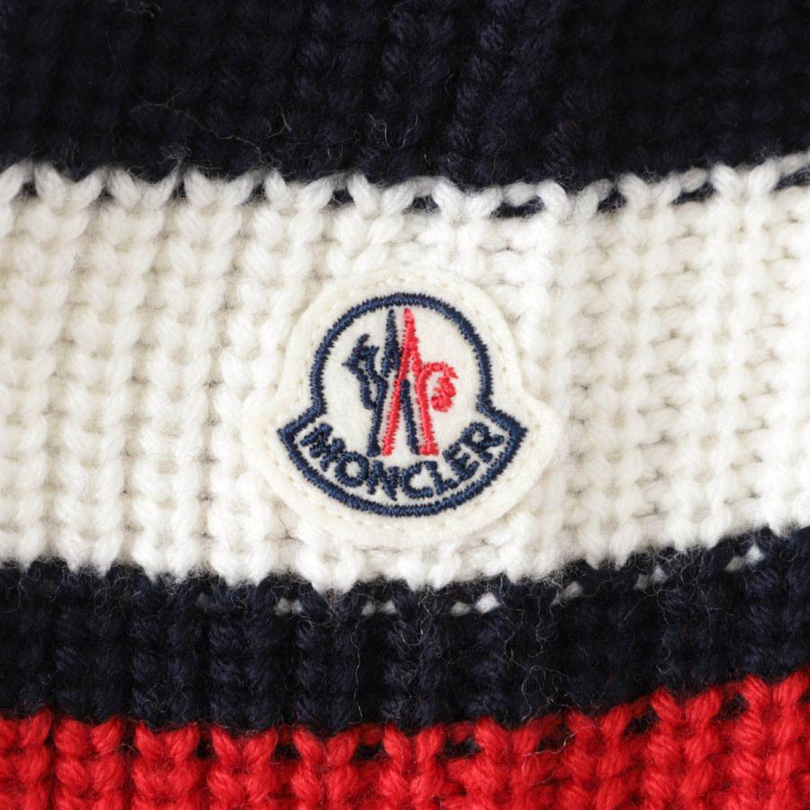 モンクレール MONCLER クルーネックニット ブルー 9c00006-m1131-f70
